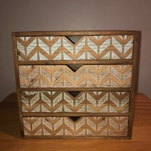 Mini set of of wooden drawers!
